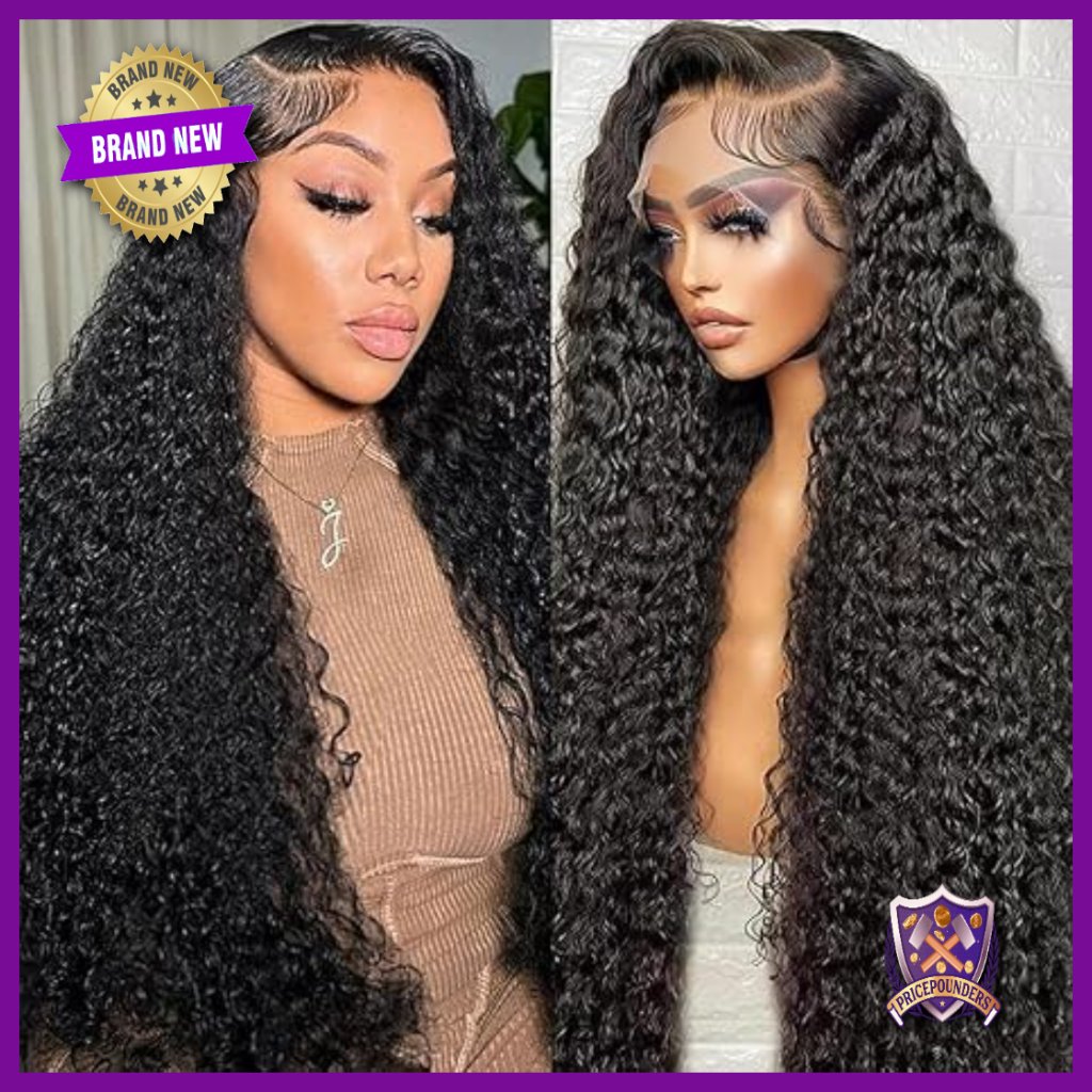 13x6 Hd Lace Front Wig Human Hair Deep Wave 28 Inch Pre Plucked